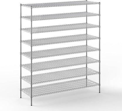 Regal Altair 24" Deep x 72" Wide x 86" Height Wire Shelving Kit | 8-Tier | NSF by Regal+Altair