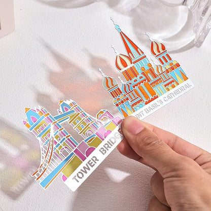 2 Pieces Metal Bookmarks with Transparent Design, Cute Book Marks - Image 5