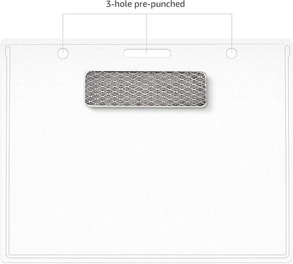 Amazon Basics Horizontal Magnetic Name Badge Holder - Image 8