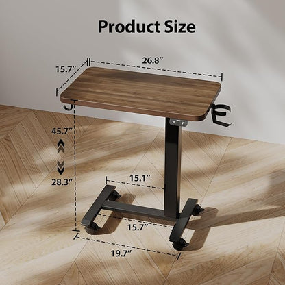Agilestic Portable Standing Desk Height Adjustable, Mobile Table - Image 2