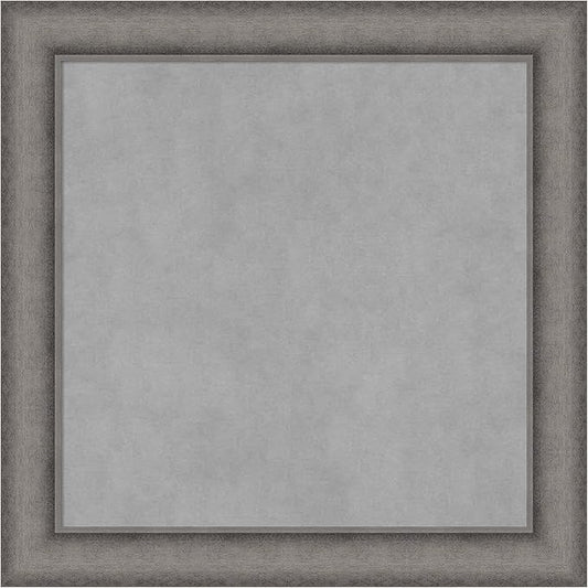 Amanti Art Grey Framed Magnetic Board 24x24 Medium Vision Board by AmantiArt