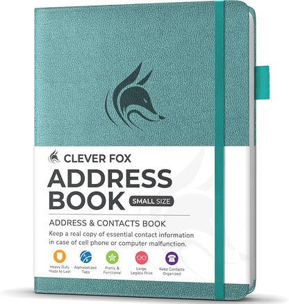 Clever Fox Address Book with alphabetic tabs by CleverFox