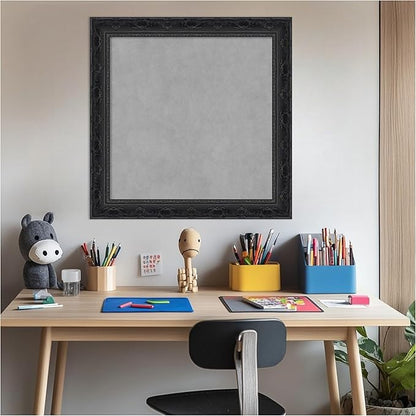 Amanti Art Black Framed Magnetic Board 24x24 Medium Vision Board - Image 5