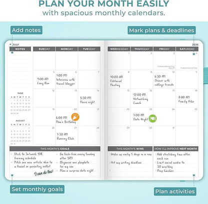 Clever Fox Dated Planner 2026-2027 – Weekly Life Planner Notebook - Image 7