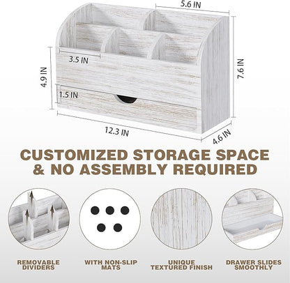 SeekElegant Wood Mail Organizer - Image 3