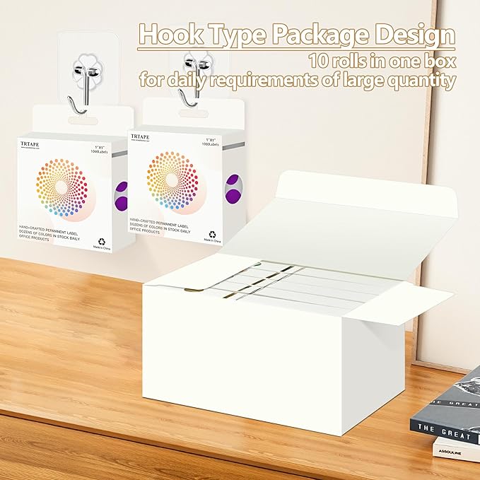 Purple 1 Inch Round Color Coding Dot Labels, 10 Rolls 10000 Dot Stickers in - Image 4