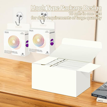 Purple 1 Inch Round Color Coding Dot Labels, 10 Rolls 10000 Dot Stickers in - Image 4