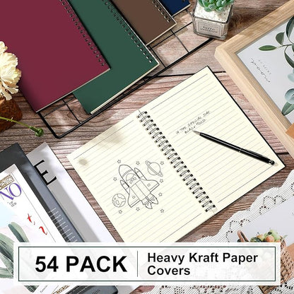 Yahenda Spiral Notebook College Ruled Journals Notebooks Lined 8.3 x 5.5 Inch - Image 2