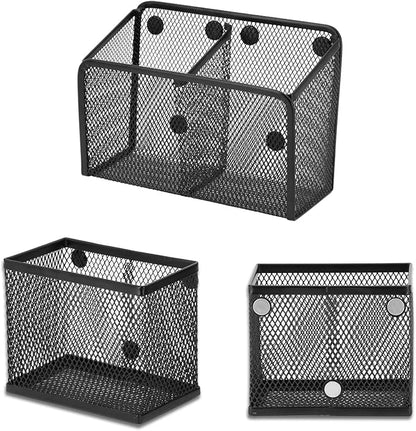 Neudeco Locker Shelf Organizer, Magnetic Pencil Holder, Metal Storage Basket - Image 8