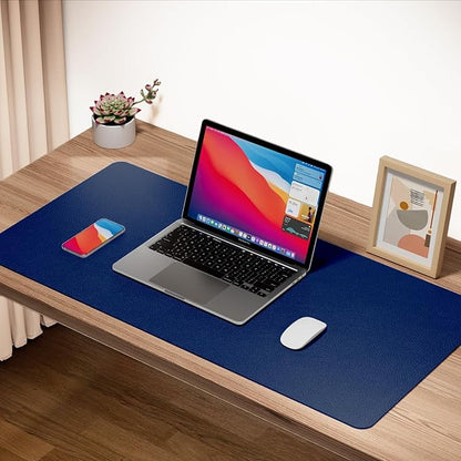 Boutilon Leather Desk Pad Protector, Non-Slip Mouse Pad, Laptop Desk Pad - Image 2