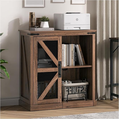 JOINICE, Printer Stand with Storage, File Cabinet with Socket and USB Charging by Joinice