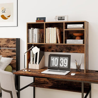 Tangkula Desktop Bookshelf, Countertop Storage Hutch - Image 2