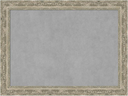 Amanti Art Silver Framed Magnetic Board 24x32 Medium Vision Board by AmantiArt
