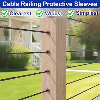 50 Pack Cable Railing Protector Sleeves - Image 4