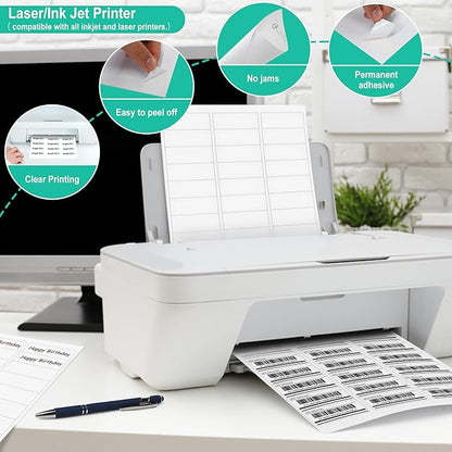 L LIKED Printable Address Labels, 000 Stickers, 30 per Sheet, Mailing Labels - Image 4