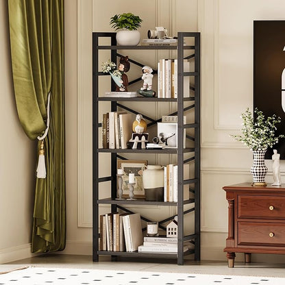 Homeiju Organization and Storage, Tall Bookcase - Image 2