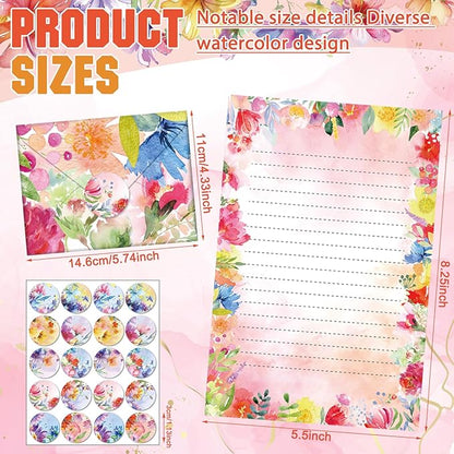 TaoBary 160 Pcs Stationery Paper Set 50 Double Sided Stationery Papers - Image 5