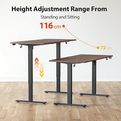 Agilestic Electric Standing Desk, Large 60 x 24 Inches Height Adjustable Desk - Image 9