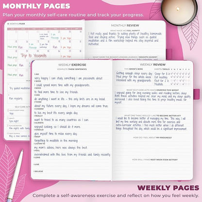 Clever Fox Self-Care Journal – Daily Reflection Notebook – Mental Health & - Image 3