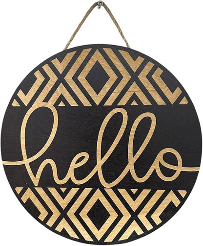 Wood front door sign Wood sign Home decor Welcome sign Sign by Unknown
