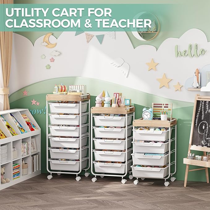 Rolling Storage Utility Cart - Image 9