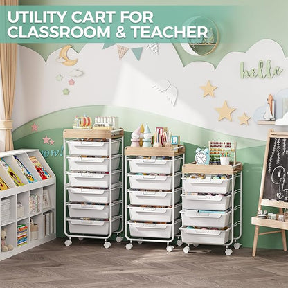 Rolling Storage Utility Cart - Image 9
