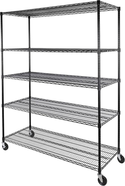 Seville Classics UltraDurable Heavy Duty NSF Solid Steel Wire Rack Storage Unit by SevilleClassics