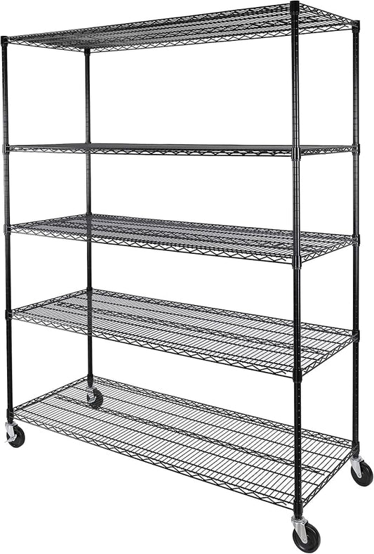 Seville Classics UltraDurable Heavy Duty NSF Solid Steel Wire Rack Storage Unit by SevilleClassics