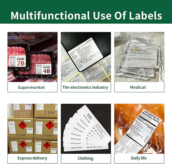 Gemsroyal Colored Full Sheet Shipping Labels Printable, 8.5"×11" Full Page - Image 6