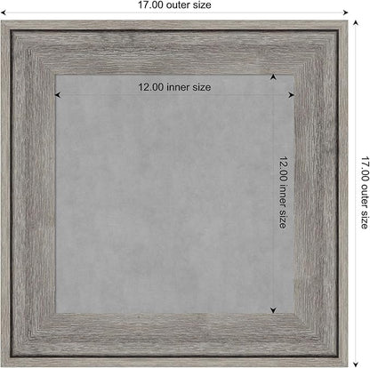 Amanti Art Grey Framed Magnetic Board 17x17 X-Small Vision Board - Image 4