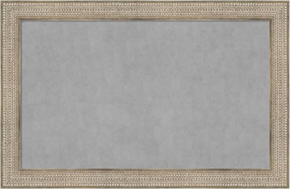 Amanti Art Silver Framed Magnetic Board 30x46 Large Vision Board by AmantiArt