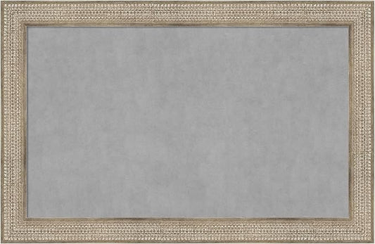 Amanti Art Silver Framed Magnetic Board 30x46 Large Vision Board by AmantiArt