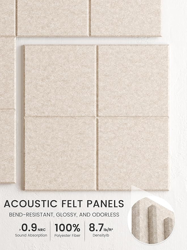 Bumusty Large Cork Board Alternative-36 x24 Felt Bulletin Board Tiles, - Image 3