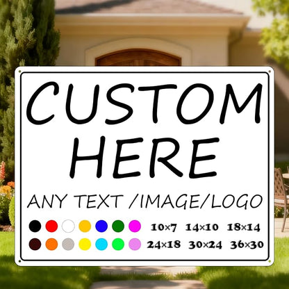 Custom business signs-36×30inches-Large size, Optional reflective, Strong and by HKSIGNS