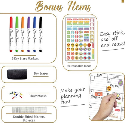 Large Dry Erase Wall Calendar - Image 3
