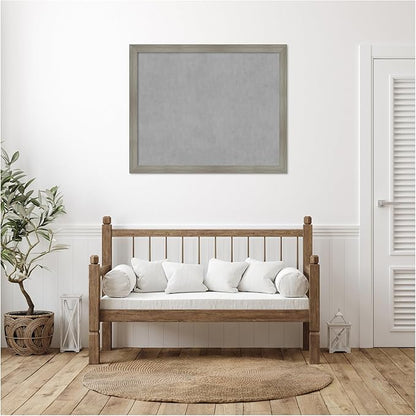 Amanti Art Grey Framed Magnetic Board 36x44 X-Large Vision Board - Image 5