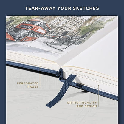 Beechmore Books A3 Sketchbook – 11.7x16.5 Premium Vegan Leather Bound Extra - Image 6