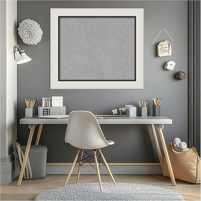 Amanti Art Silver Framed Magnetic Board 26x30 Medium Vision Board - Image 7
