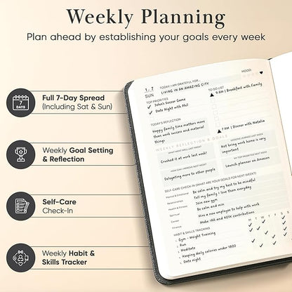 Mantra Planner 2026 Planner, Daily Journal & Gratitude Journal All-In-One - Image 5