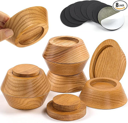 Bed Risers, Furniture Risers Can be Adjusted to 2'' 3''or 4'', Lifts Furniture by FASONLA