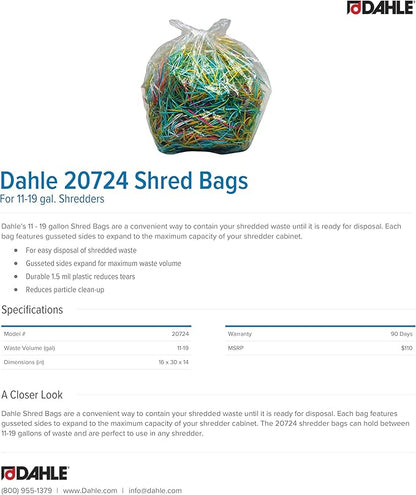 Dahle 20724 Shred Bags w/Gusseted Sides - Image 3
