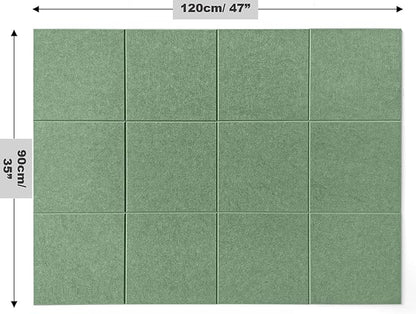 DECORITA Green Bulletin Board | Large Cork Boards Alternative - Image 2