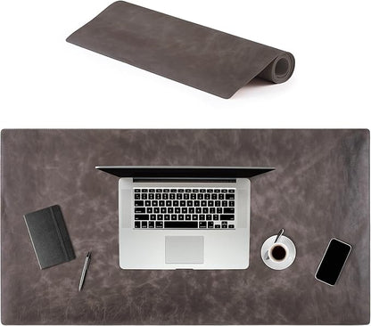 Node Leather - Genuine Leather Desk Mat - Executive Real Leather Desk Pad - by NodeLeather