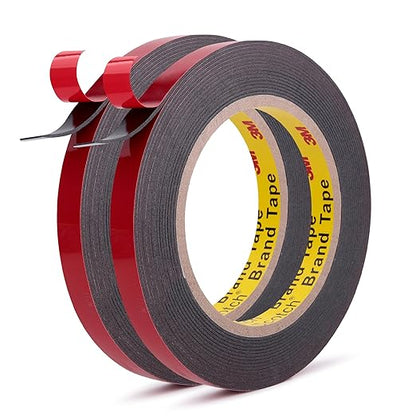 Automotive Acrylic Plus Attachment Tape 0.39" x 18Ft Made of 3M Pack of 2 by AdhesiveTapeAppliedtoLife