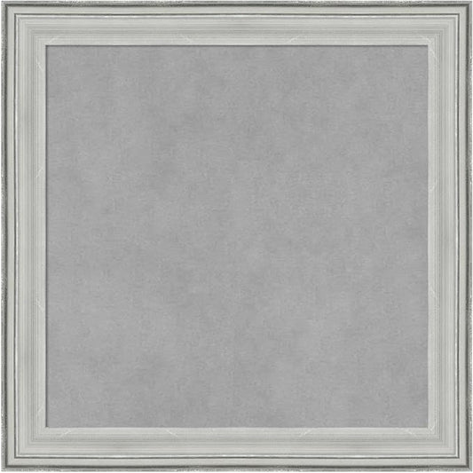Amanti Art Silver Framed Magnetic Board 19x19 Small Vision Board by AmantiArt