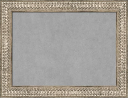 Amanti Art Silver Framed Magnetic Board 26x34 Medium Vision Board by AmantiArt