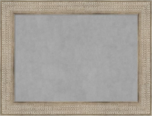 Amanti Art Silver Framed Magnetic Board 26x34 Medium Vision Board by AmantiArt