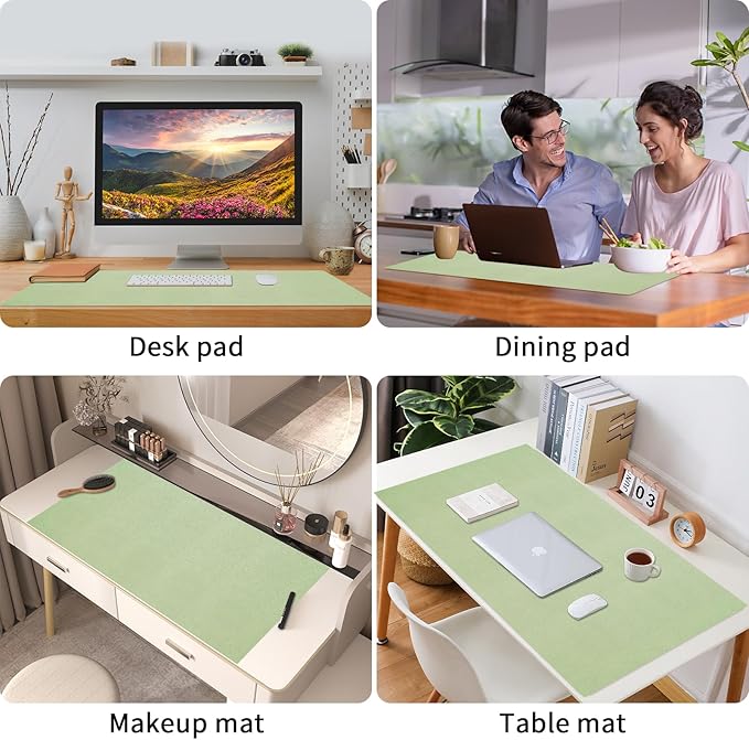 Bloss Green Desk Mat, Desk Matt - Image 2