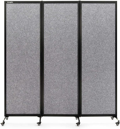 Upgrade Version Room Partition and Divider, Freestanding Rolling Dividers by StrongBird