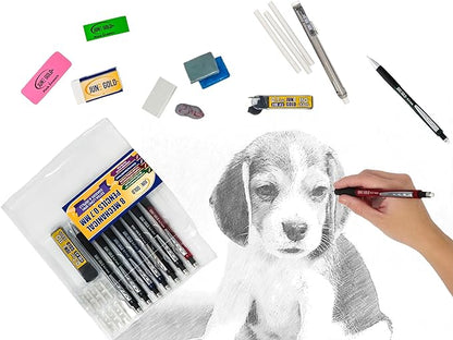 June Gold 820 Pieces, 0.3 mm HB #2 Lead Refills, 205 Pieces Per Dispenser - Image 5